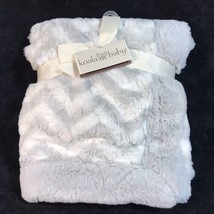 Baby Koala Chevron Baby Blanket Plush Trim - $99.99