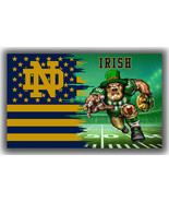 Notre Dame Fighting Irish Football Team Flag 90x150cm 3x5ft Mascot Best ... - $15.95