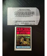 BAXTER LANE CO Carlsbad Caverns NM Vintage Travel Luggage Water Decal #645 - $27.95 CAD