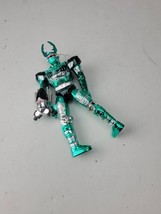 Green Hunter Beetleborg Vintage  Action Figure 1997 Bandai Metallic Toy 6&quot; - £15.55 GBP