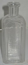 Vtg Henry C. Blair Philidelphia PA Clear Glass Bottle Vase Prop Barn Dum... - $10.89