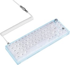 Magic-Refiner Mk31 60% Wired Hot Swappable Mechanical Keyboard With Transparent - $70.98