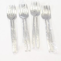 Stanley Roberts Granata Rose Crown Salad Forks Glossy 6 3/4&quot; Lot of 8 NEW - £25.33 GBP