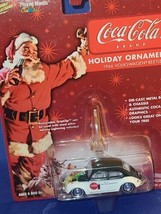 Johnny Lightning Coca-Cola 1966 Volkswagen Beetle Holiday Ornament  - £7.28 GBP