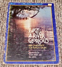 Like A River Glorious Other Duets For Piano Organ Song Book 1979 Innes Fasig - £39.51 GBP