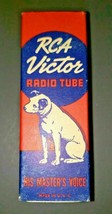 Vintage RCA Victor 6H6 Vacuum Radio Tube Nipper The Dog Graphics NOS U114 - £15.97 GBP