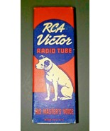 Vintage RCA Victor 6H6 Vacuum Radio Tube Nipper The Dog Graphics NOS U114 - £15.89 GBP