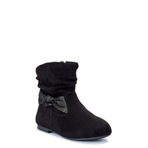 Wonder Nation Toddler Girls Slouch Boots, Size 7 Color Black - £15.47 GBP