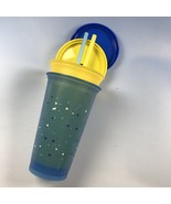 Olimp cups, 500ml Plastic Cups with Straws and Lids-Two colors set  - $12.28 CAD