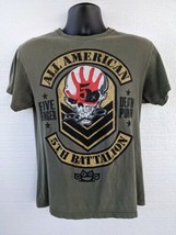 Bravodo T Shirt Mens Med &quot;American 5th Battalion 5FDP Military Five Finger Death - £7.52 GBP