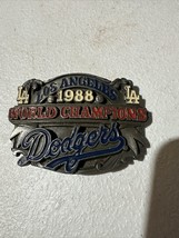 1988 Los Angeles Dodgers MLB OFFICIAL Belt Buckle World Champions #3551 ... - £54.48 GBP