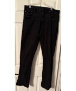 Urban Star Jeans Wear Men&#39;s Size 36 x 32  Black Straight Leg Jeans - $27.12 CAD