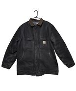 Vtg Carhartt Chore 46 Faded Blanket Lined Corduroy Patina USA DuckCanvas... - $74.99