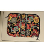 Vera Bradley Happy Snails Floral Zip Around Laptop Case Sleeve Carrier 17” - $21.56