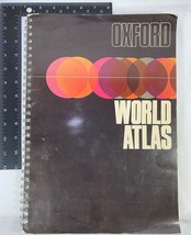 Oxford World Atlas by The Cartographic Department of the Clarendon Press... - $21.95