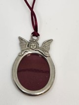 Vintage 1990 Seagull Canada Pewter Picture Frame Hanging Ornament  - $10.77