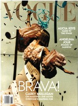Vogue Magazine Nov. 2023 Brava! Carey Mulligan, Alicia Keys, Angelina Jolie - £5.42 GBP