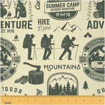 Adventure Trail Fabric by The Yard - Explore, Camp, Hike, a - £52.70 GBP