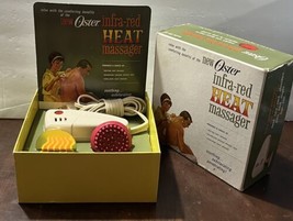 Vintage Oster Infra-Red Heat Massager 214-01 Original Box Tested Works! - $37.24