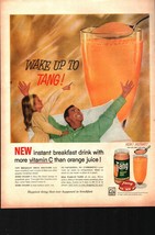 1959 Wake up to TANG Breakfast Drink Vintage Print Ad Dad Daughter Wall ... - £19.21 GBP