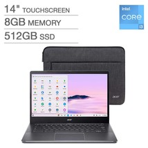 ACER CHROMEBOOK 514 CHROME BOOK TOUCHSCREEN LAPTOP COMPUTER 8GB 512GB SS... - $369.99