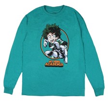 My Hero Academia Mens Deku All Might Anime Graphic Long Sleeve T-Shirt X... - £10.89 GBP