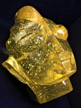 Ultraman Tiga Head Bust Clear Acrylic Gold Glitter - Magic Q Limited Edi... - £219.46 GBP