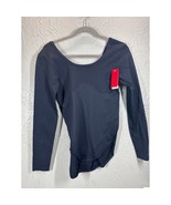 Spanx Black Long Sleeve Base Bodysuit Zoned Tummy Slimming Size XL NWT - $614.82 MXN