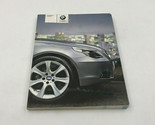 2007 BMW 528i 535i 550i Sedan Owners Manual Handbook I01B24005 - $19.79