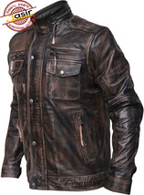 Skulls Genuine Leather Men Open Wire Quilting Pattern Real Cowhide - £169.87 GBP