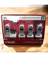 VTech MI6896 5.8 GHz Digital Answering Machine Line W/4 Handsets &amp; Stand - $79.99