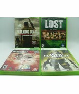 Xbox 360 Lot of 4 Games: Walking Dead, Lost, Tomb Raider &amp; MLB 2K12 Base... - $198.94 MXN