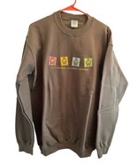 Vintage Oscars Nominee 77th Academy Awards Crew Sweater Size M Embroider... - $61.75