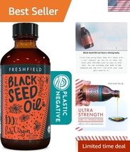 Cold Pressed Vegan Black Seed Oil - Natural Flavor 8.5 oz Liquid Supplement - $42.00