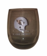 Vintage St Louis Cardinals Smokey Tumbler Glass LARGE 12oz DOF Cocktail - £7.33 GBP