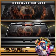 Tough Bear - Truck Back Window Graphics -  Customizable - £46.38 GBP+