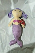 12” Purple Plush Mermaid by Dan-Dee - £11.85 GBP