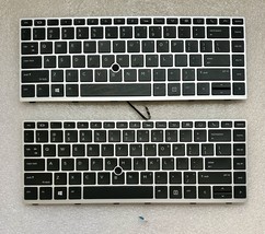Lot of 2 HP ELITEBOOK 840 G6 Series 14&quot; Laptop Backlit Keyboard L14377-001 - $500.66 MXN