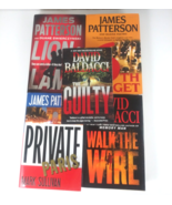 Set Of 5 Thriller Mystery Novels By James Patterson &amp; David Baldacci 4 H... - $452.30 MXN