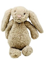 Jellycat London Beige Tan Bashful Bunny Rabbit Plush Stuffed Small 8 inch - £11.26 GBP