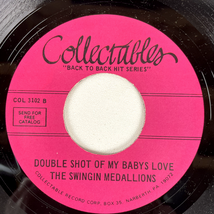 Jan &amp; Dean / Swingin' Medallions - Baby Talk / Double Shot 7" 1980 Colle... - $5.69