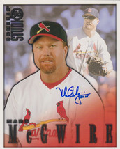 Mark McGwire Signed Autographed 1998 Donruss Studio 8x10 Photo St. Louis Cardina - £63.94 GBP