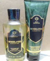 WOODLANDS Men&#39;s Bath &amp; Body Work Body Wash AND Body Cream &amp; BODY SPRAY - £35.50 GBP