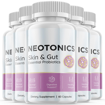 5 Pack - Neotonics Skin &amp; Gut Probiotics Supplement Pills - 300 Capsules - £97.75 GBP