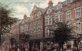 Clacton On Sea Essex England~Electric Parade Postcard - £3.63 GBP