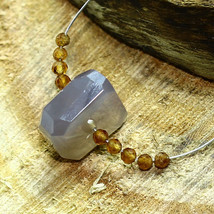 Moonstone Faceted Fancy Hessonite Beads Briolette Natural Loose Gemstone Jewelry - £2.10 GBP