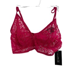 INC International Concepts Womens Lace Bralette Jazzy Pink Size Large New - £14.29 GBP