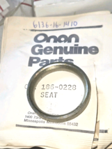 SEAT KOMATSU 6136-16-1410 KOMATSU   ONAN 186-0228 NOS - $48.00