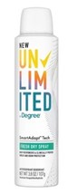 Degree Unlimited Antiperspirant/Deodorant, Fresh Dry Spray, 3.8 Oz. Can - £12.60 GBP