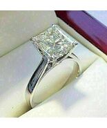 Anello nuziale di fidanzamento con zirconi cubici principessa da 2 carat... - $111.82